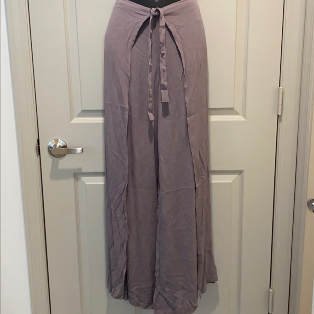 Slit pant / skirt